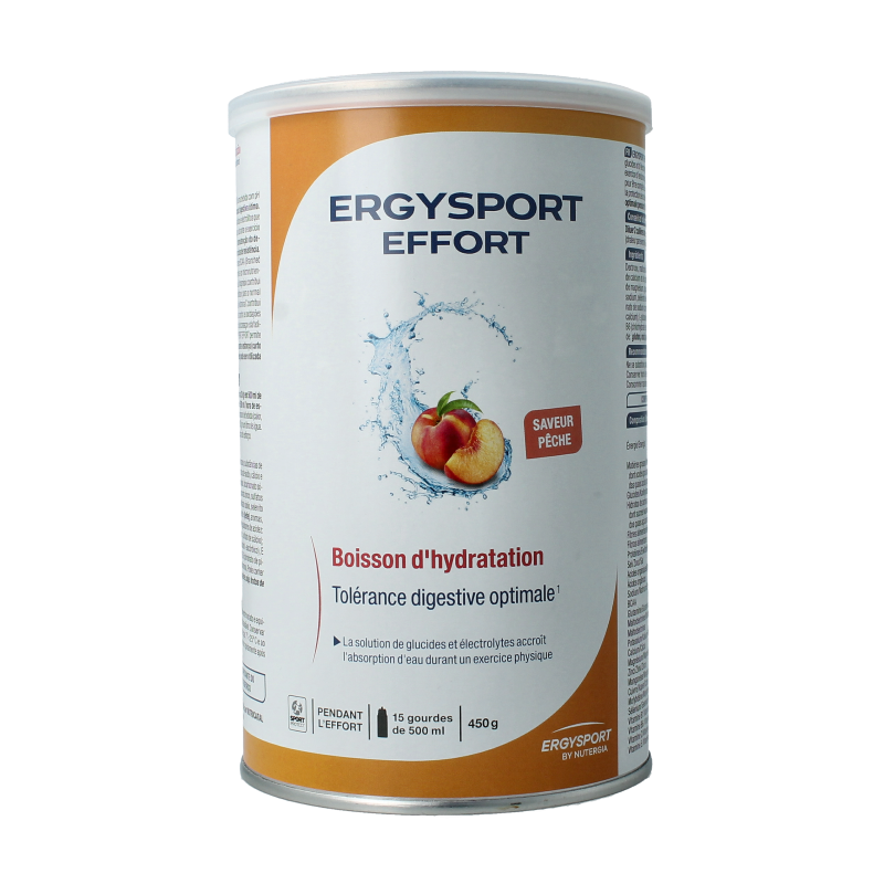 Nutergia Ergysport effort perzik 450 gram