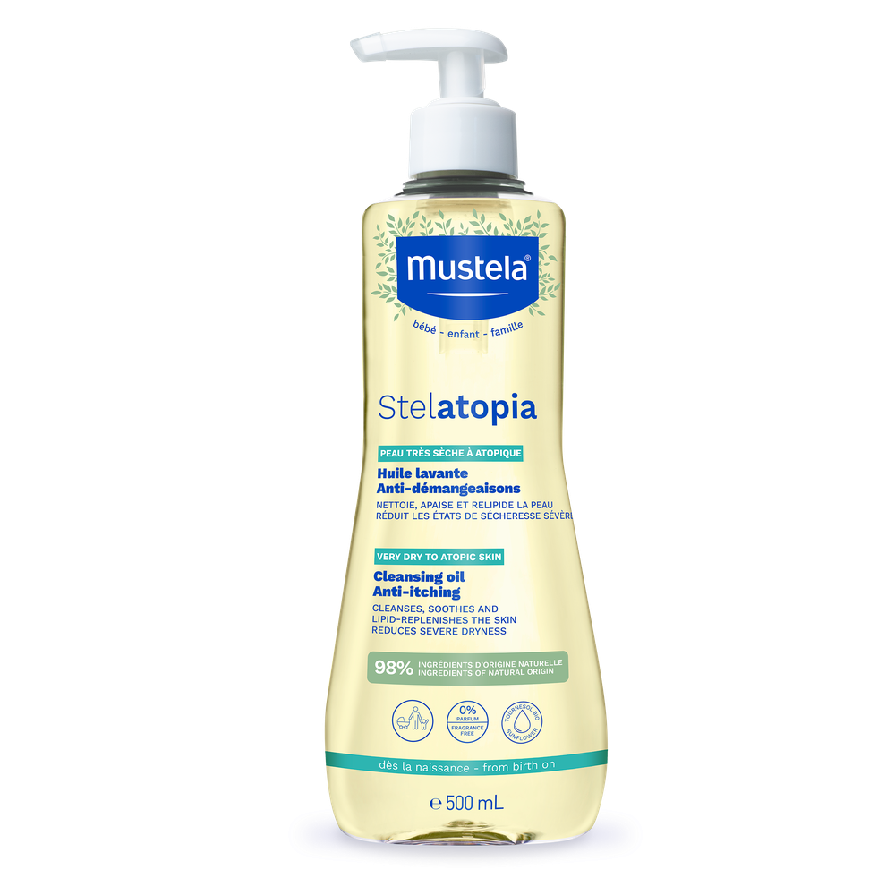 Mustela Stelatopia Reinigende Badolie 500 ml