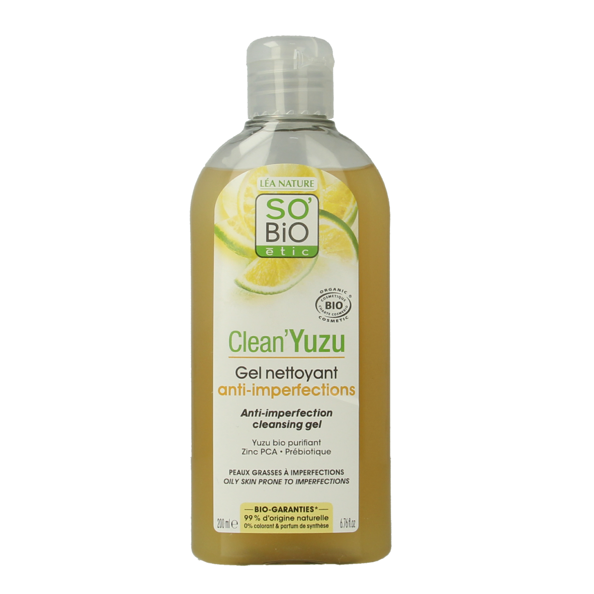 So Bio Etic Clean yuzu cleansing gel 200 ml
