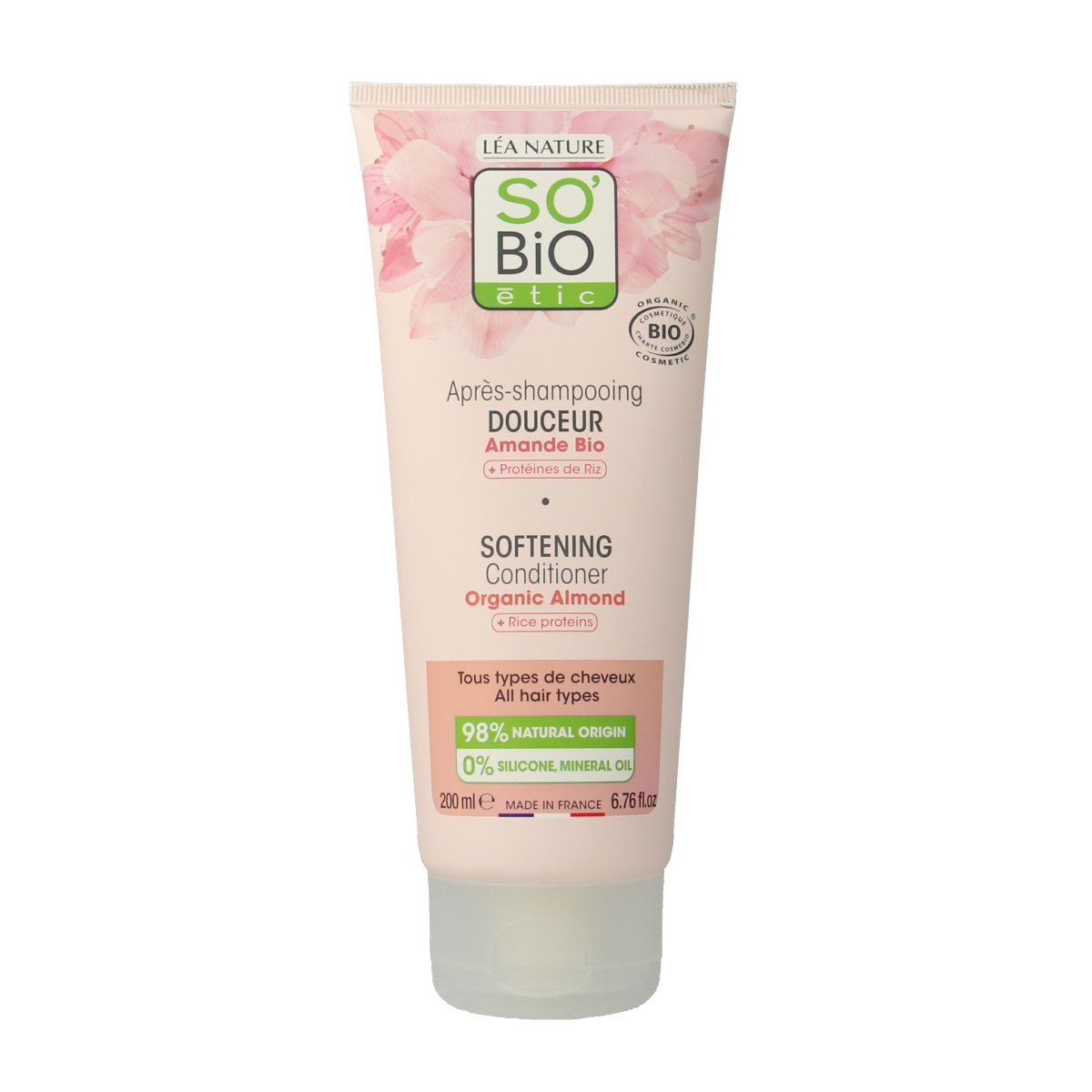 So Bio Etic Conditioner almond milk rice proteins 200 ml