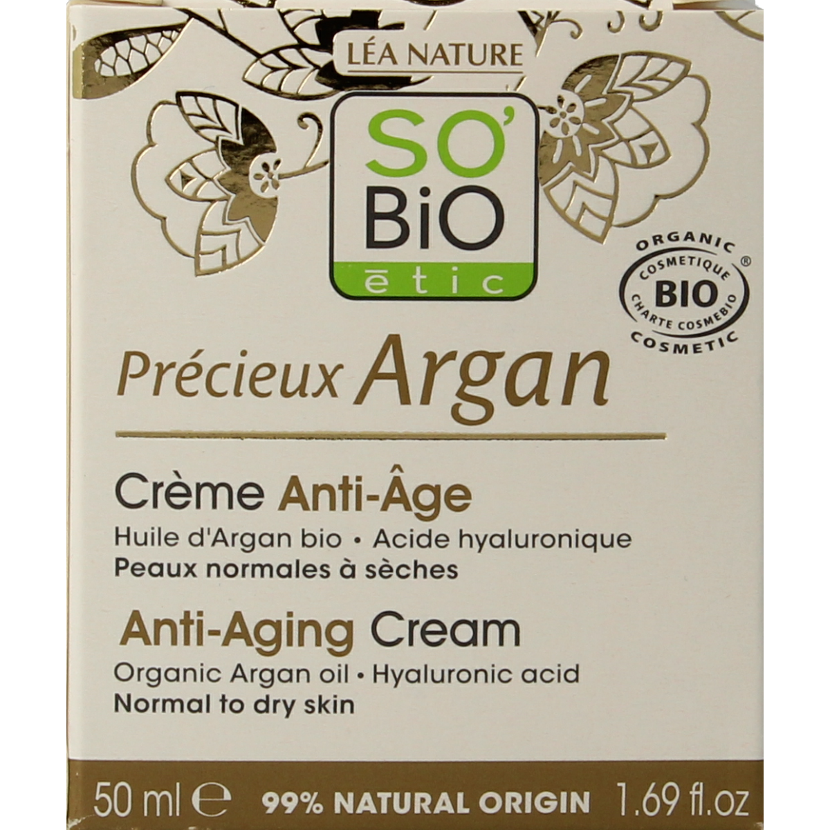 So Bio Etic Argan anti-aging day cream 50 ml