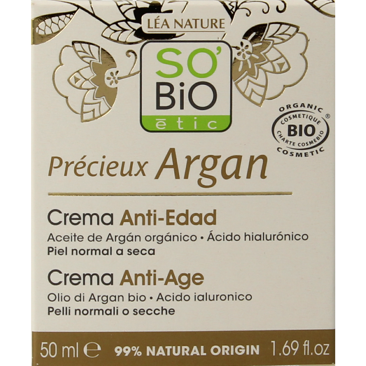 So Bio Etic Argan anti-aging day cream 50 ml