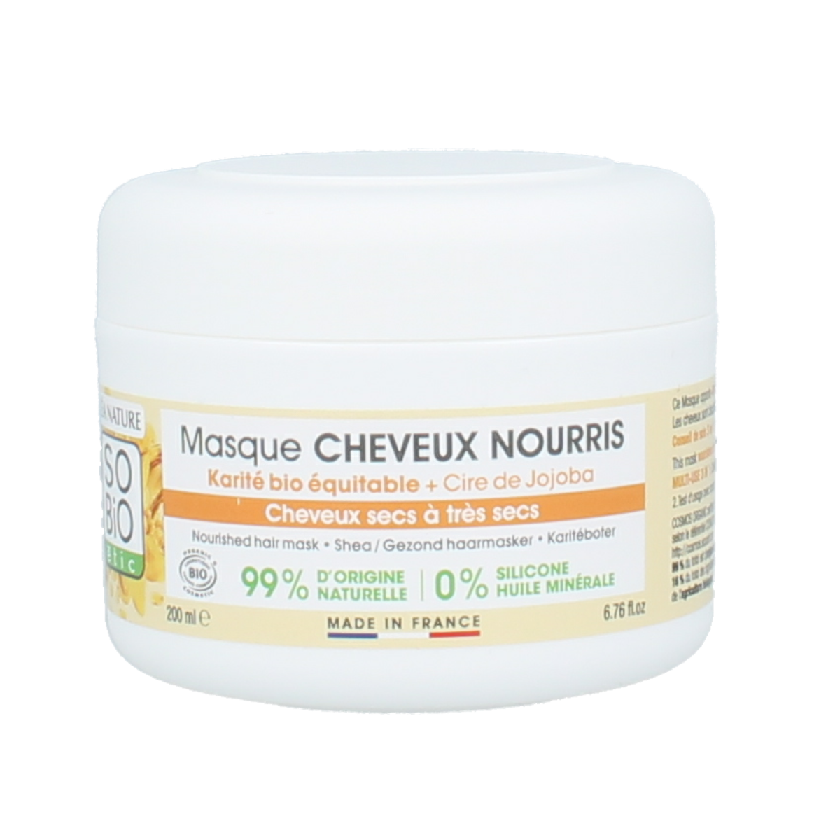 So Bio Etic Hairmask nourishing shea butter biologisch 200 ml