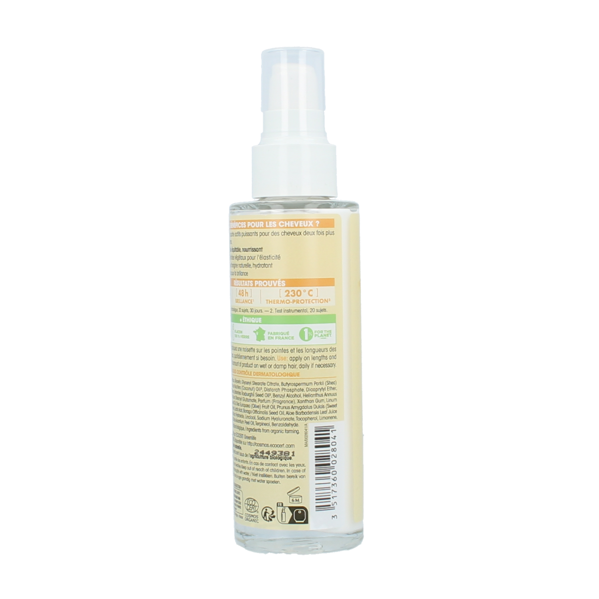 So Bio Etic Hair serum shea butter biologisch 100 ml
