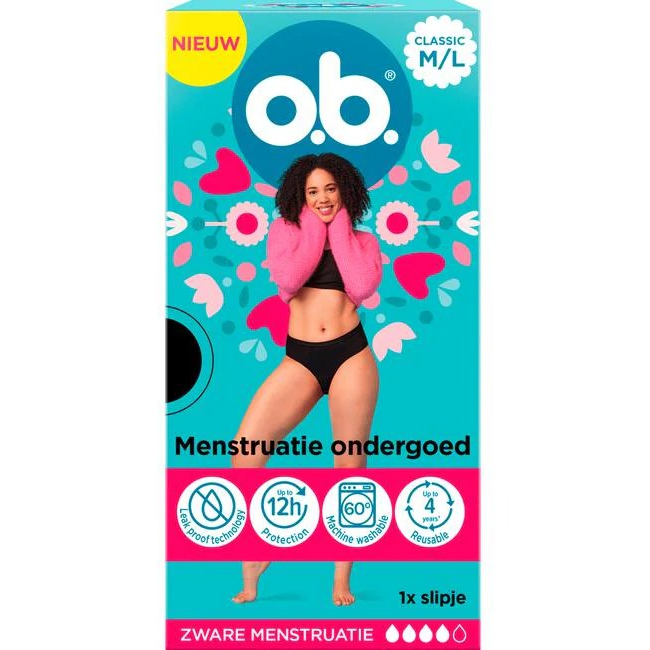 o.b. Herbruikbaar Menstruatie Ondergoed M/L - Ob