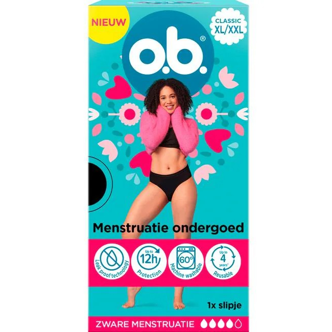 o.b. Herbruikbaar Menstruatie Ondergoed XL/XXL - Ob