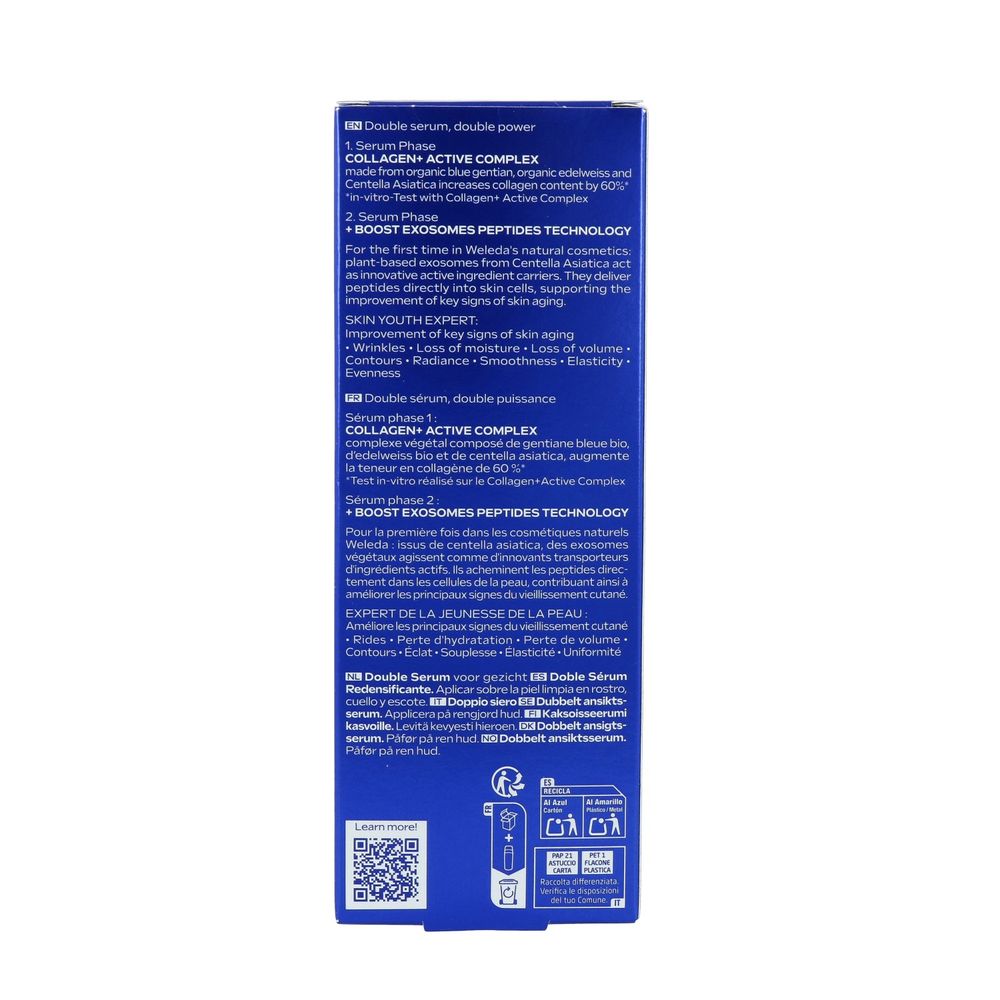 Weleda Exo boost double serum blauwe gentiaan 30 ml