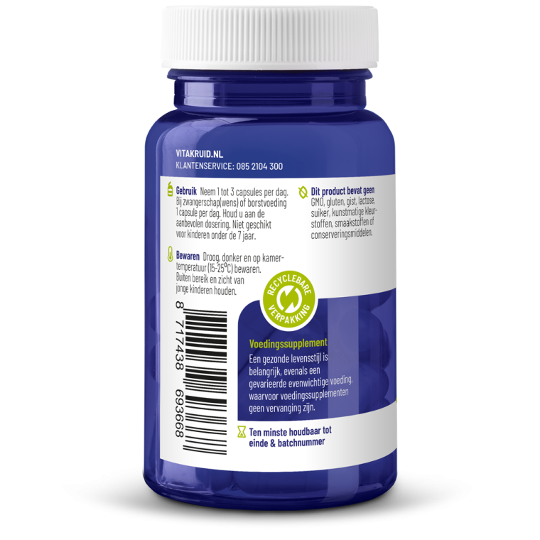 Vitakruid Gebufferde Vitamine C vegan 30 vcaps