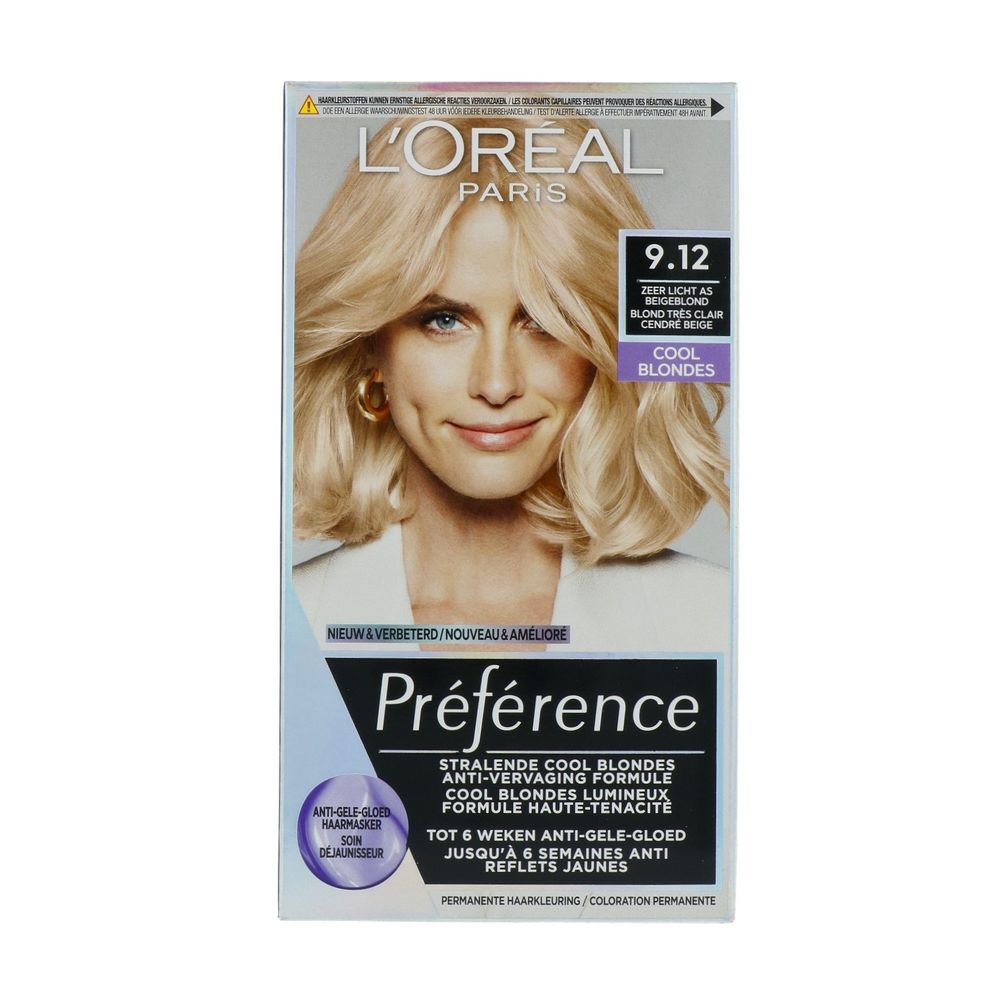 L'Oréal Paris Preference 9.21 Zeer Licht As Beigeblond - Loreal