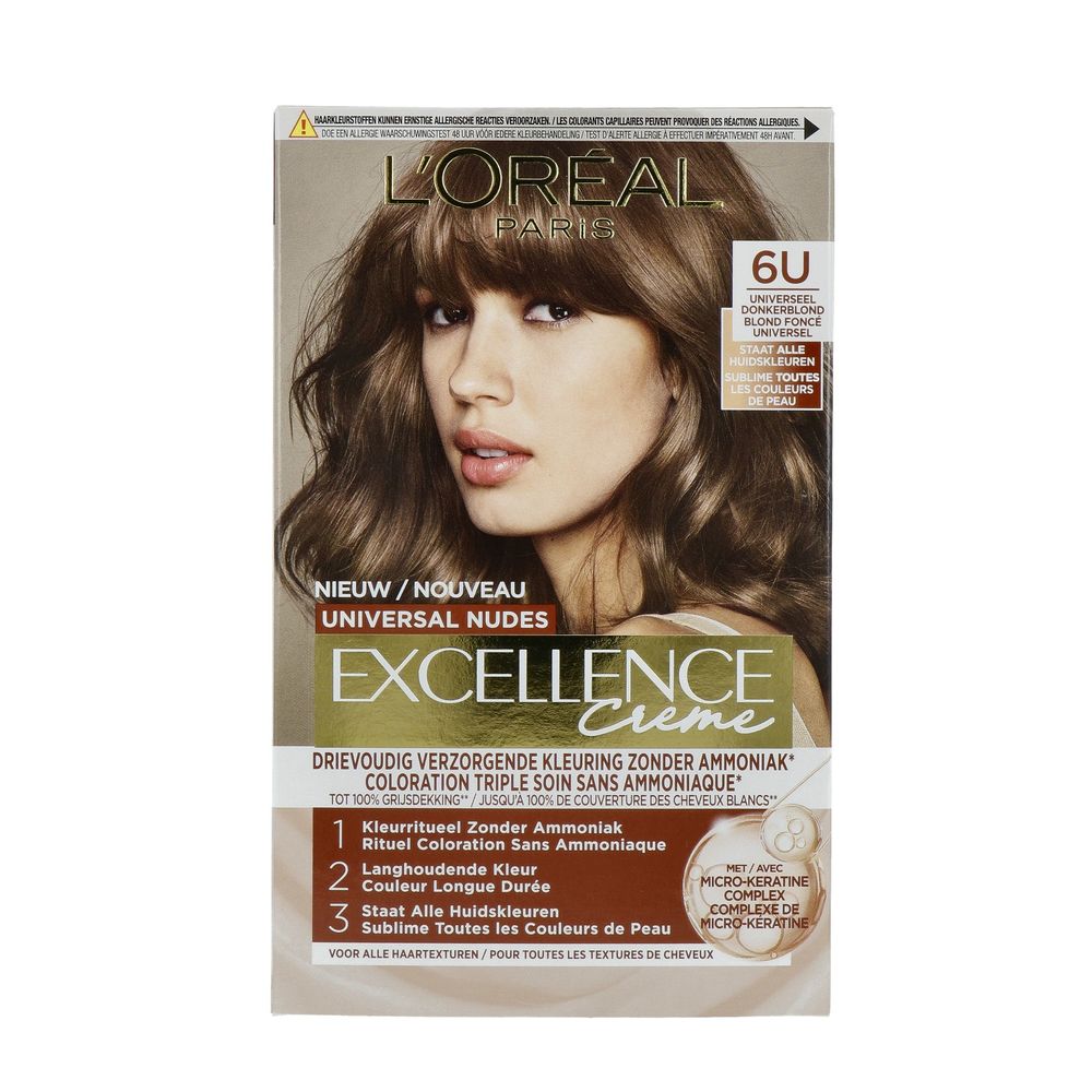 L'Oréal Paris Excellence Color 6U Universeel Donkerblond - Loreal