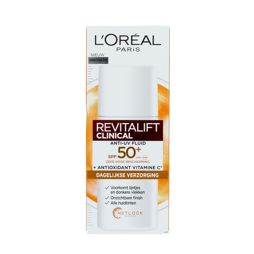 L'Oréal Paris Revitalift Clinical Anti-UV Fluide Spf50+ 50 ml - Loreal
