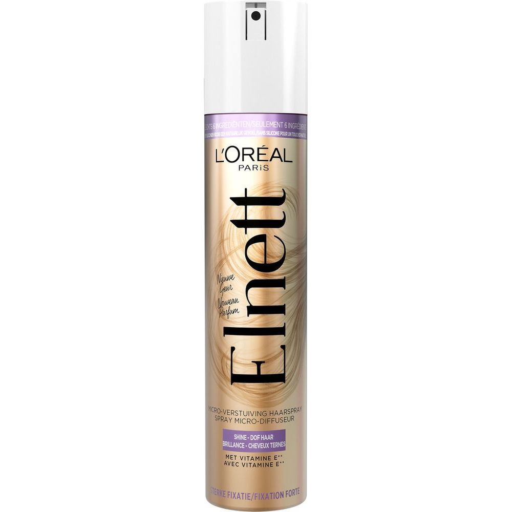 L'Oréal Paris Elnett Shine Sterke Fixatie Haarspray 200 ml - Loreal