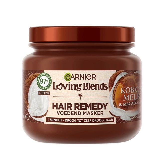 Garnier Loving Blends Kokosmelk& Macadamia Haarmasker 300 ml