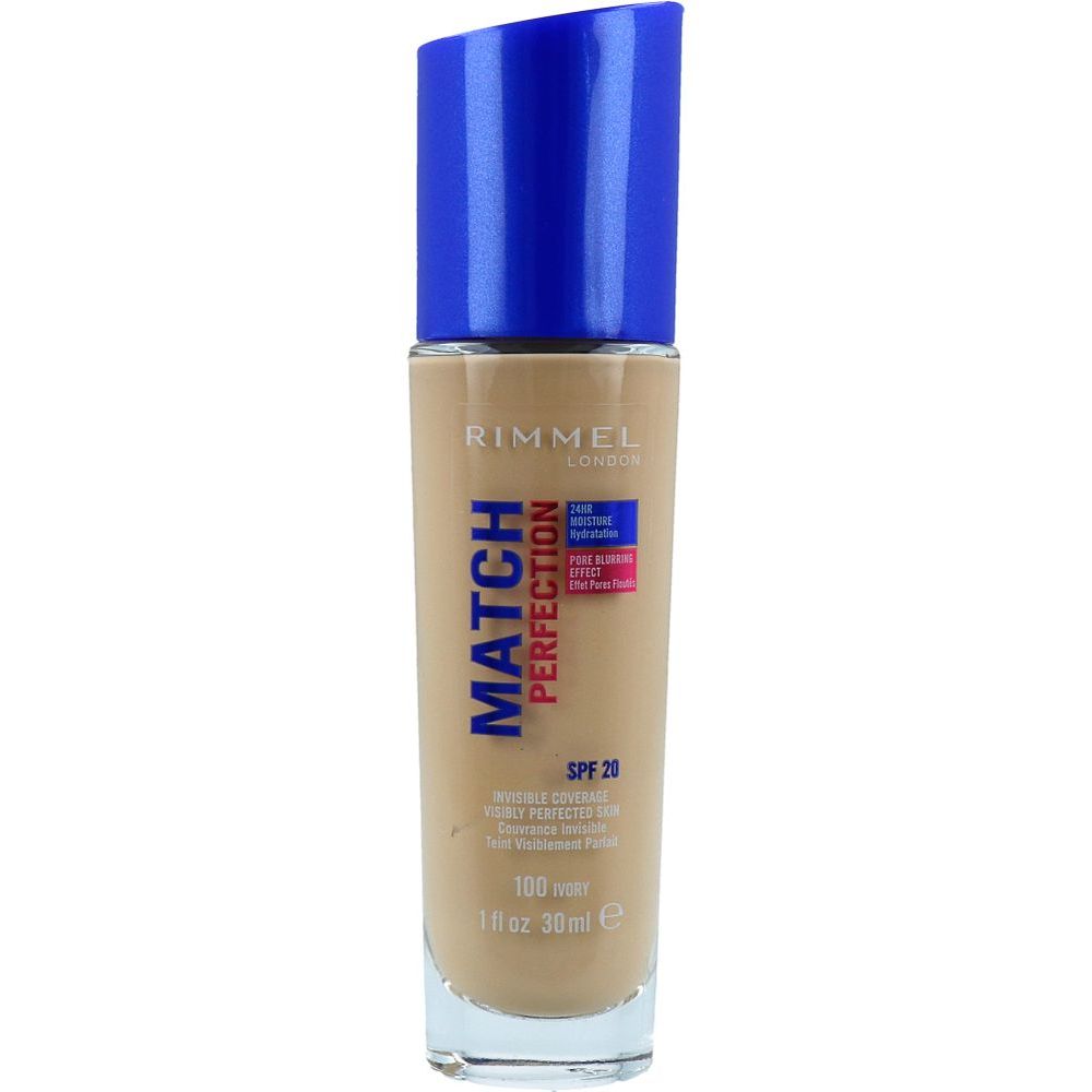 Rimmel London Foundation Match Perfection 100 Ivory 30 ml