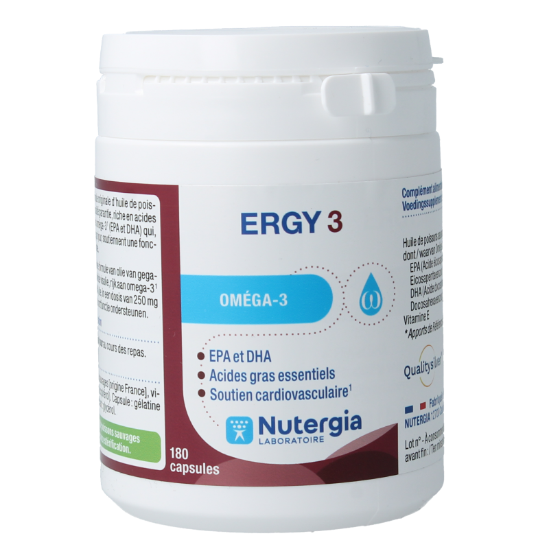 Nutergia Ergy 3 180 capsules
