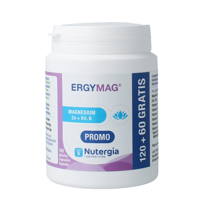 Nutergia Ergymag 120 + 60 promo 180 capsules