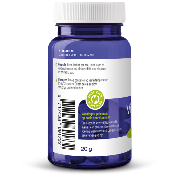 Vitakruid Vitamine D3 25 mcg 120 tabletten