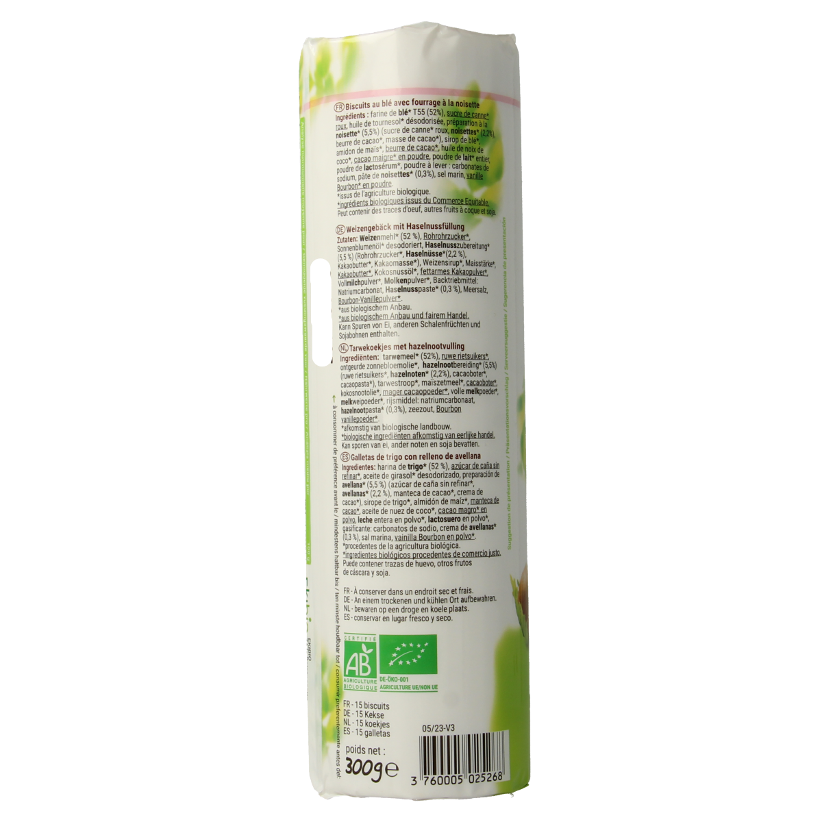 Bisson Choco hazelnoot 300 gram