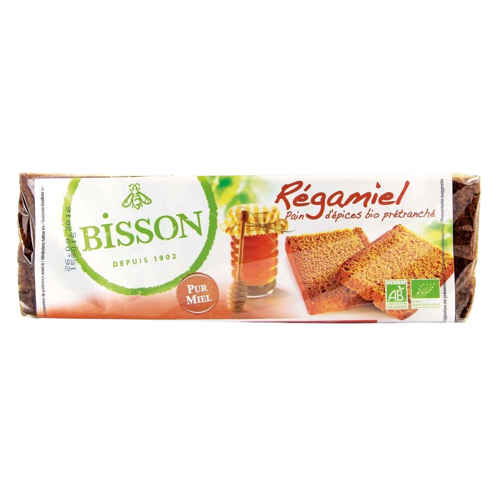 Bisson Regamiel honing-kruidkoek voorgesneden 300 gram