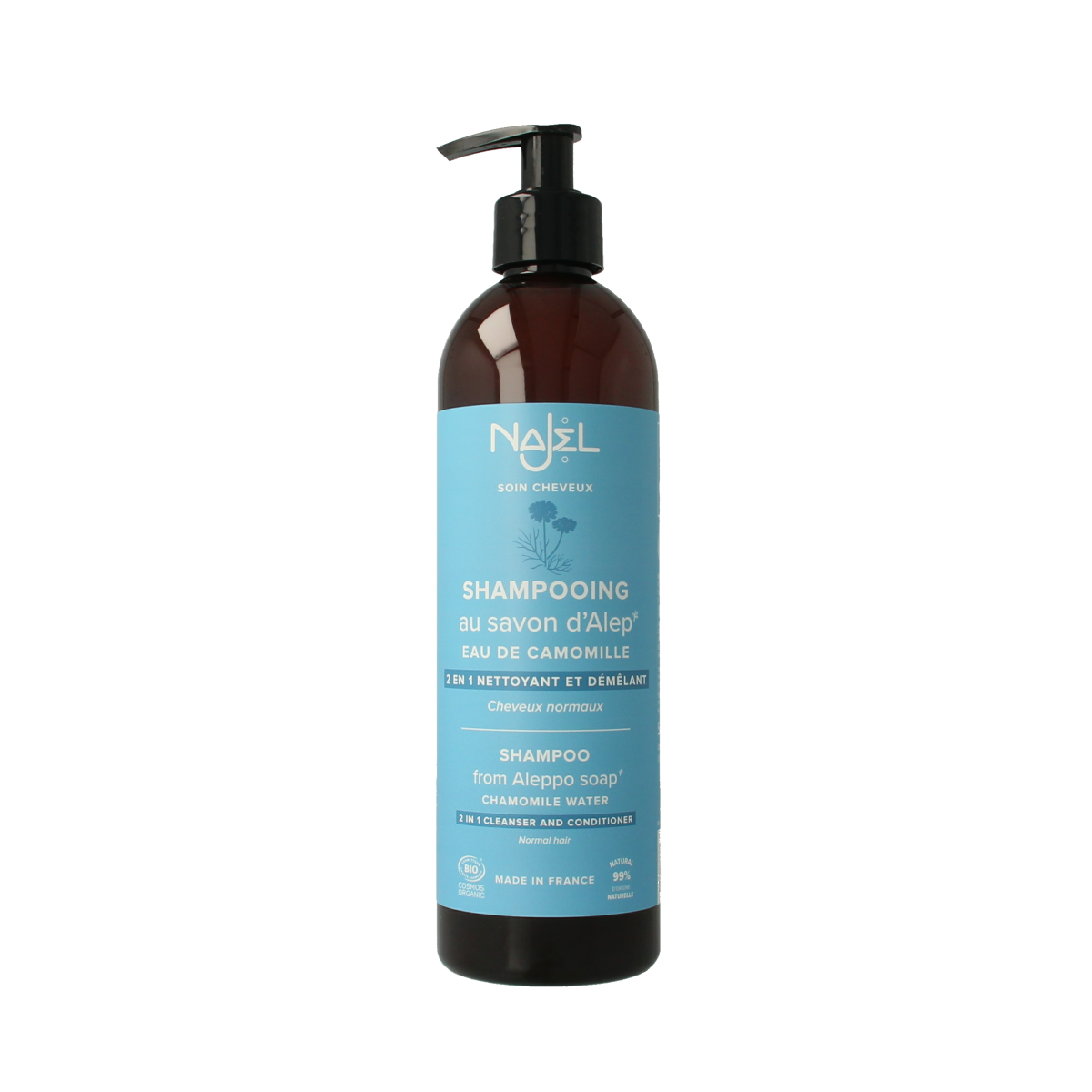 Najel Aleppo 2 in 1 shampoo normaal haar 500 ml