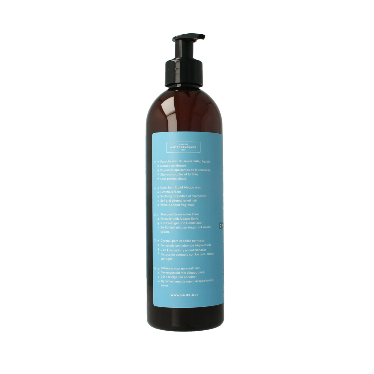 Najel Aleppo 2 in 1 shampoo normaal haar 500 ml