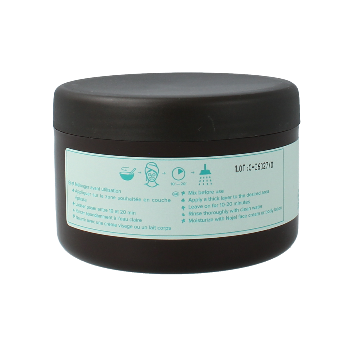 Najel Aleppo masker dode zee klei 300 gram