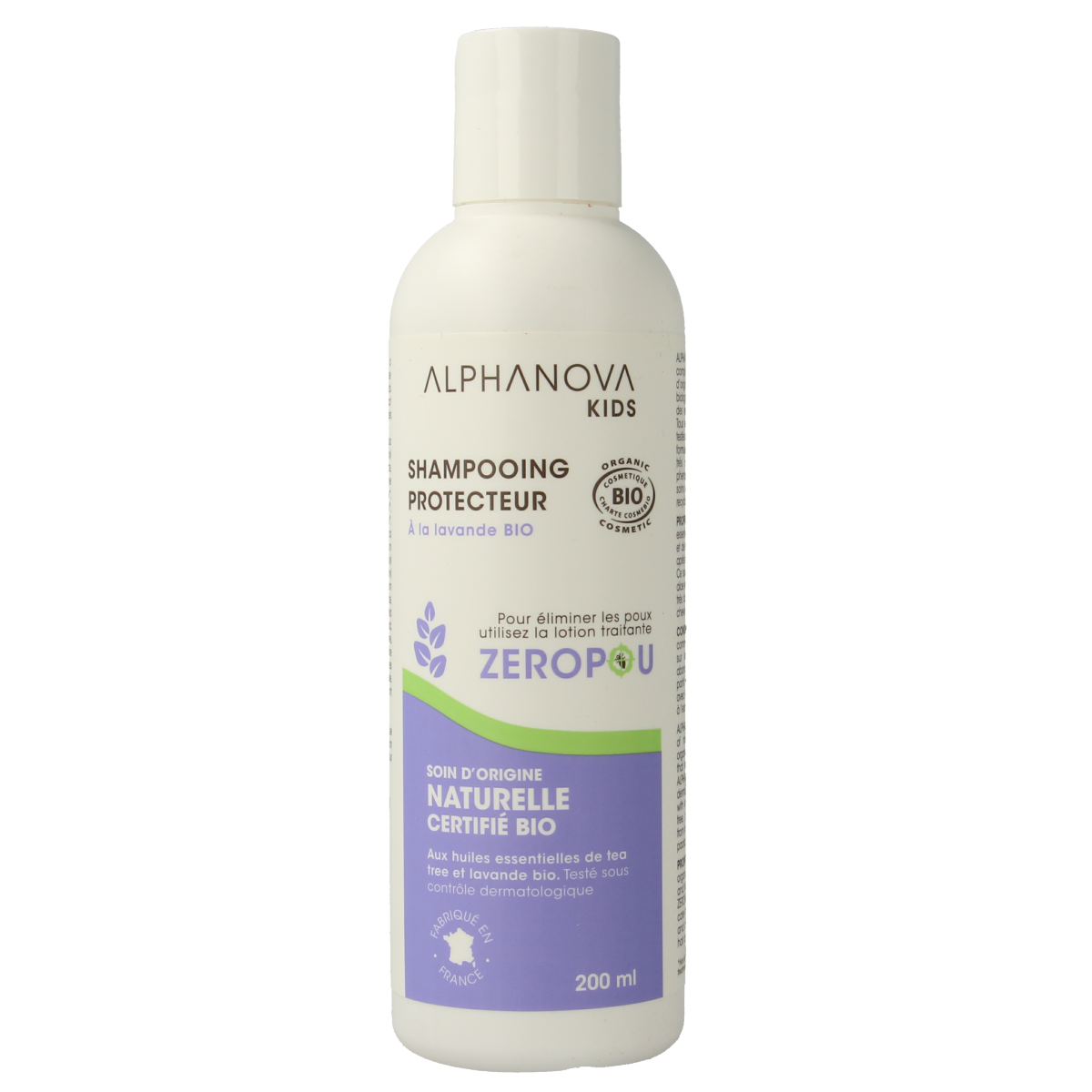 Alphanova Zeropou shampoo preventie hoofdluis 200 ml