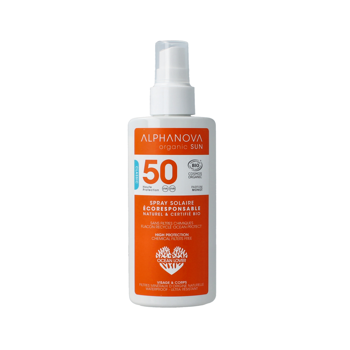 Alphanova Sun spray SPF50 125 ml