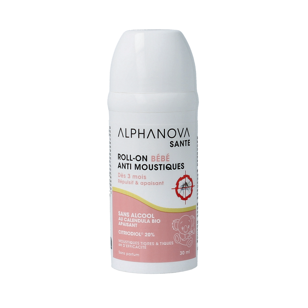 Alphanova Baby roll-on anti muggen biologisch 50 gram