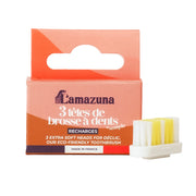 Lamazuna of 3 toothbrush heads soft S