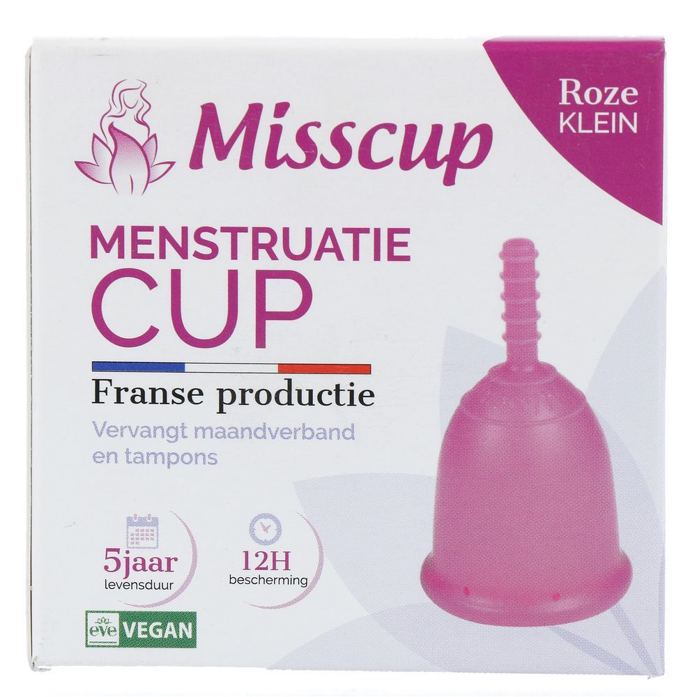 Eco Conseils Misscup Menstruatie Cup Klein Roze 1 st
