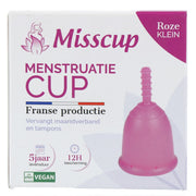 Eco Conseils Misscup Menstruatie Cup Klein Roze 1 st