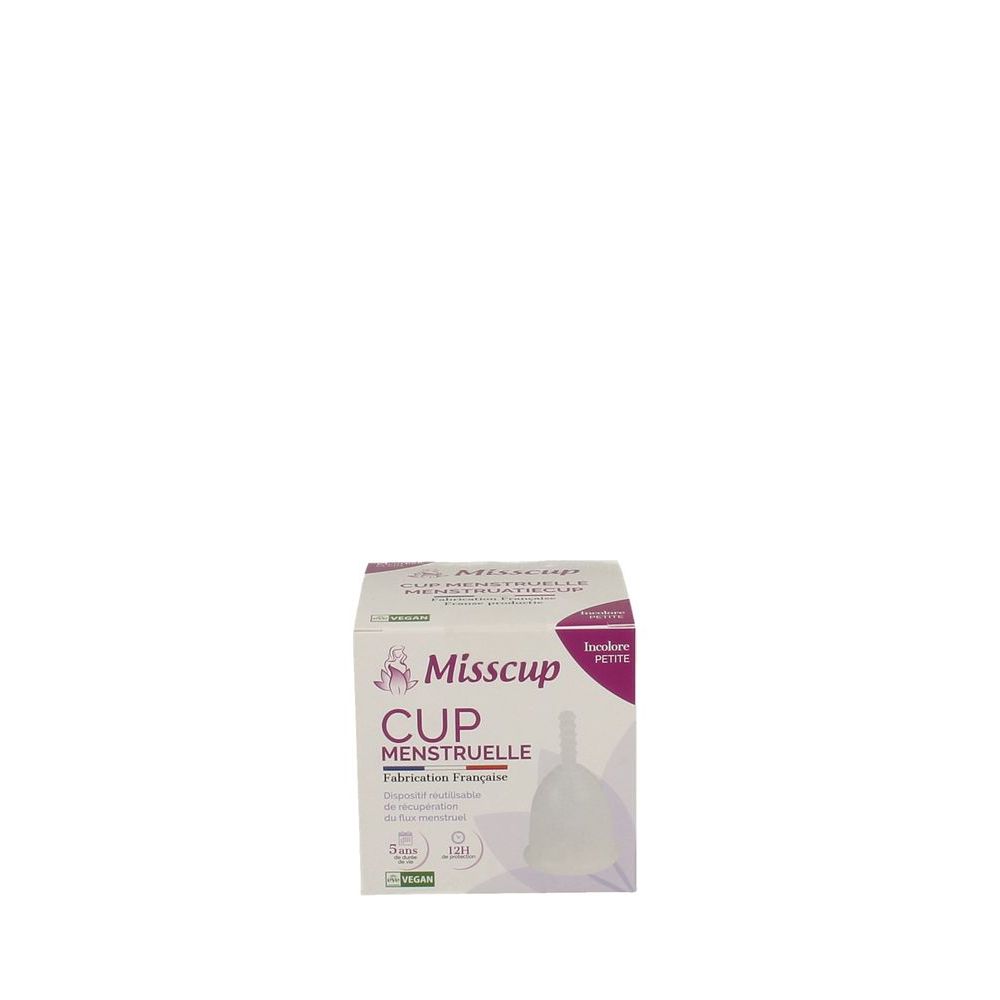 Eco Conseils Misscup Menstruatie Cup Klein Kleurloos 1 st