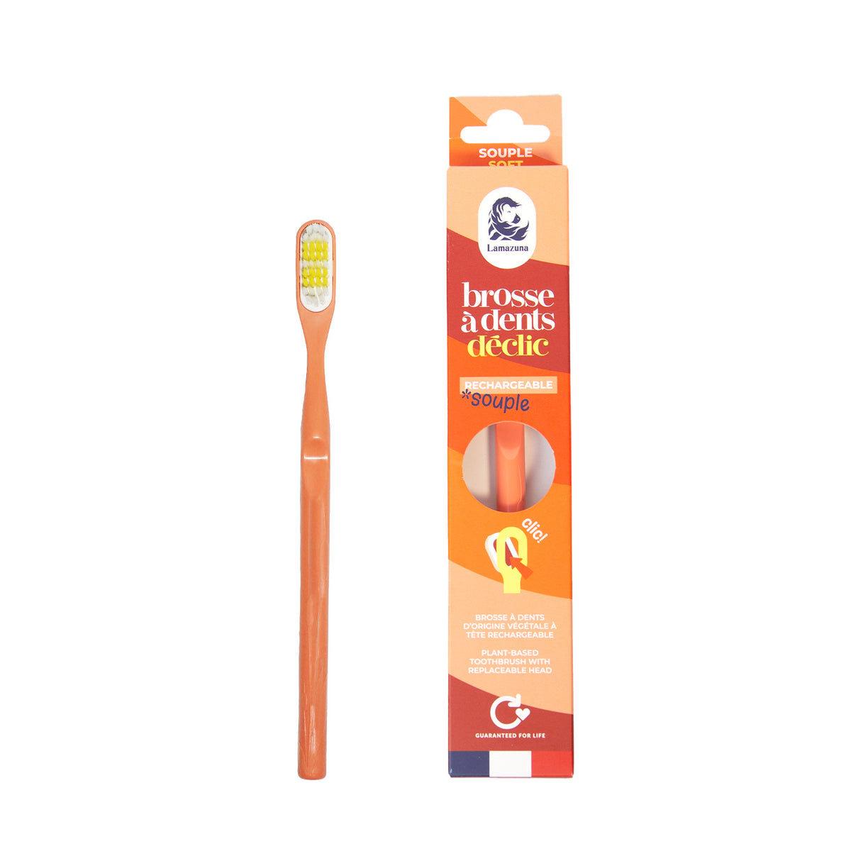 Lamazuna Toothbrush soft coral