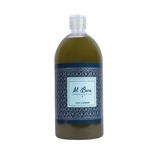 Al Bara Aleppo Vloeibare Zeep Olijfolie & 35% Laurierbesolie 1 lt