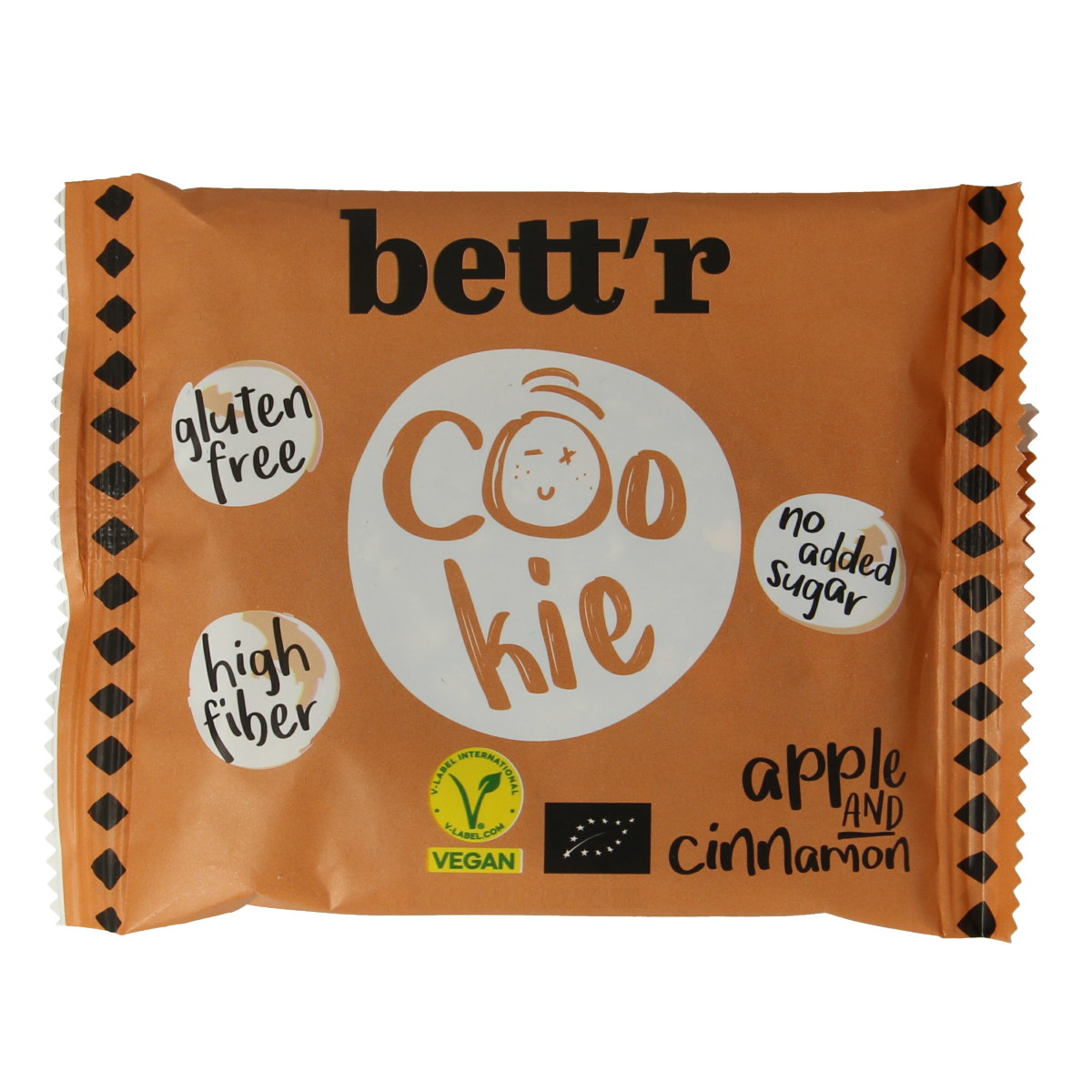 Rookies Cookie apple & cinnamon biologisch 40 gram