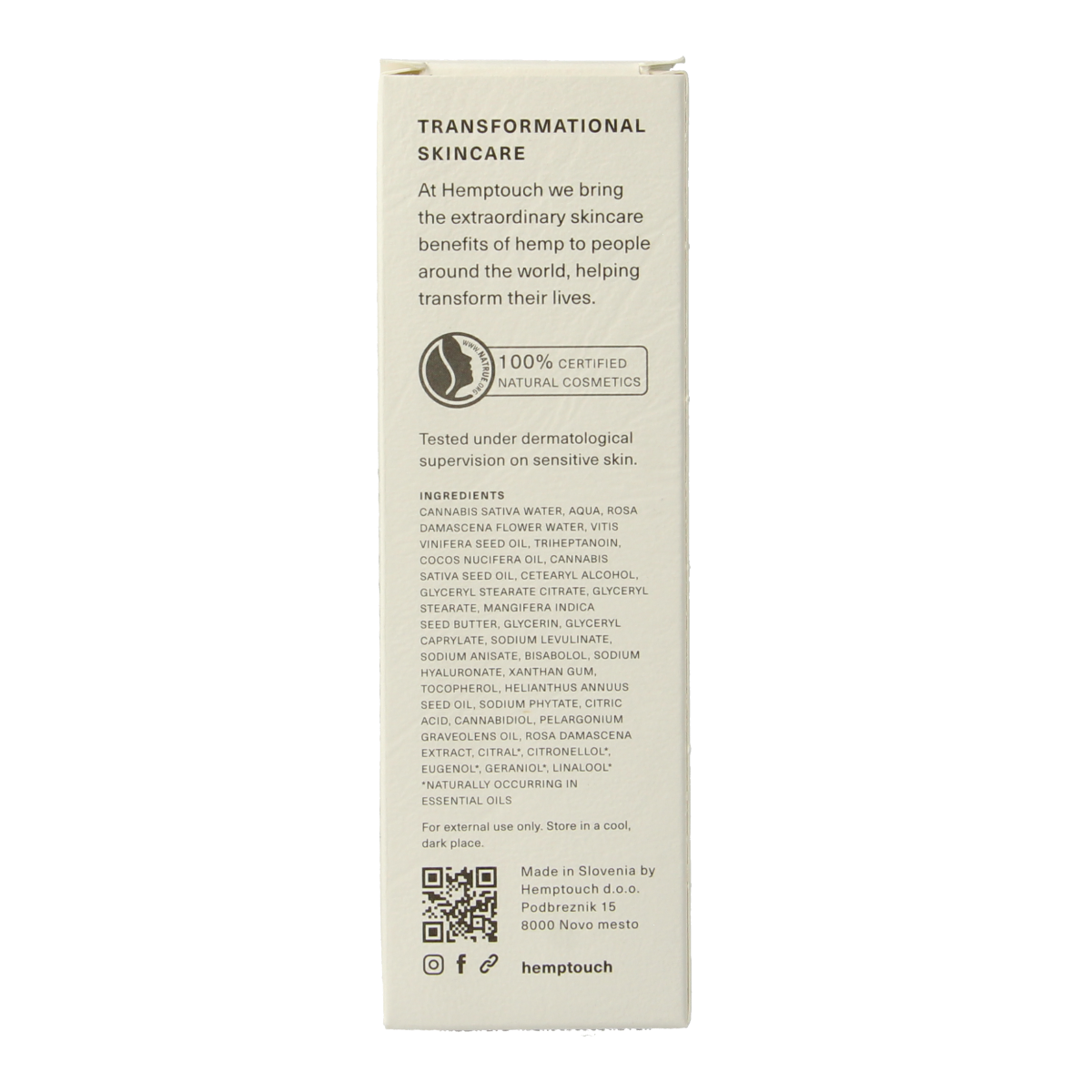 Hemptouch Nurturing face cream 50 ml