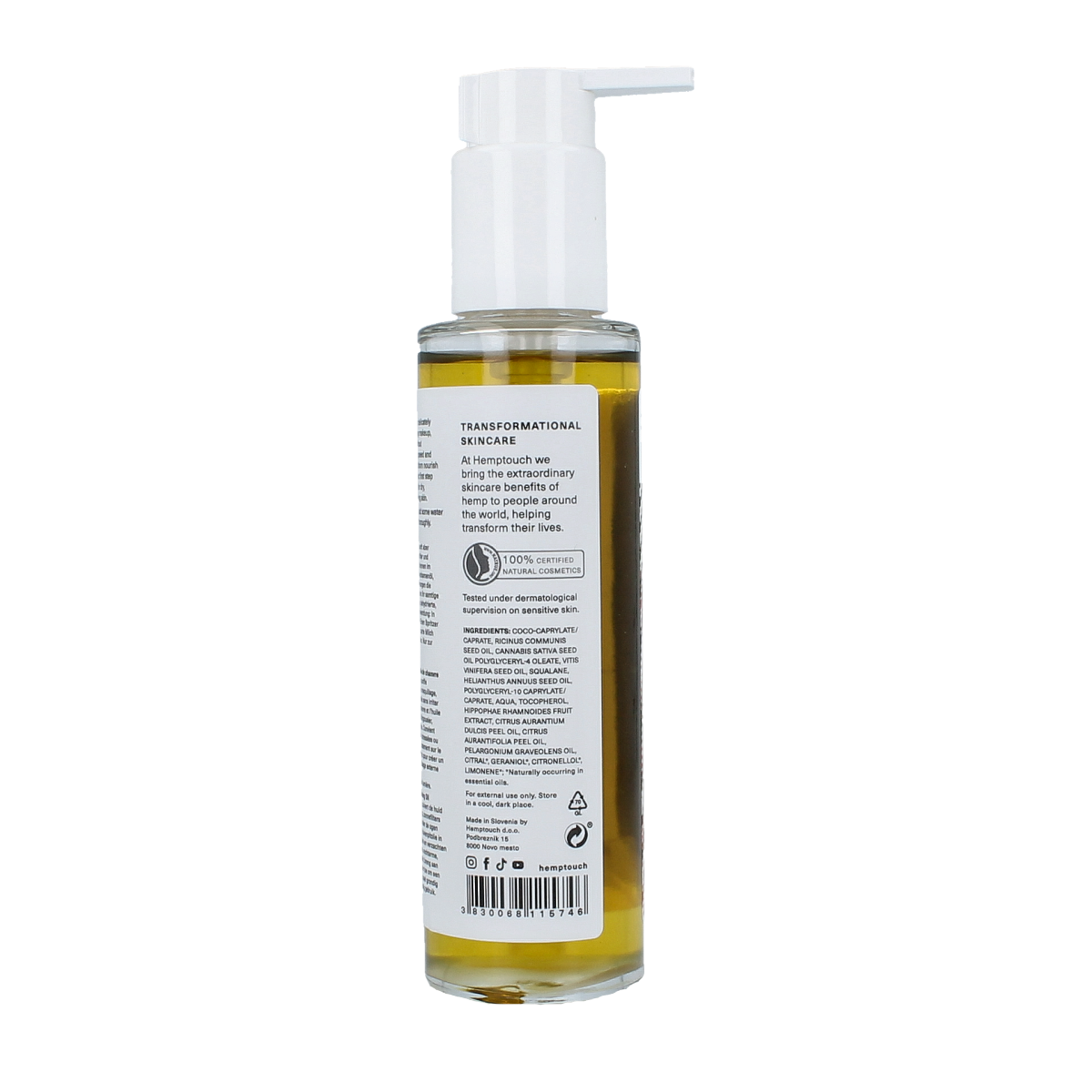 Hemptouch Hemp blessed cleansing oil 100 ml