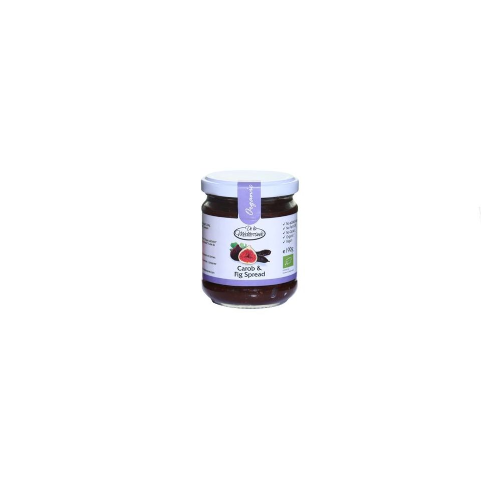 De La Mediterranee Carobe En Vijgenpasta 190 gram