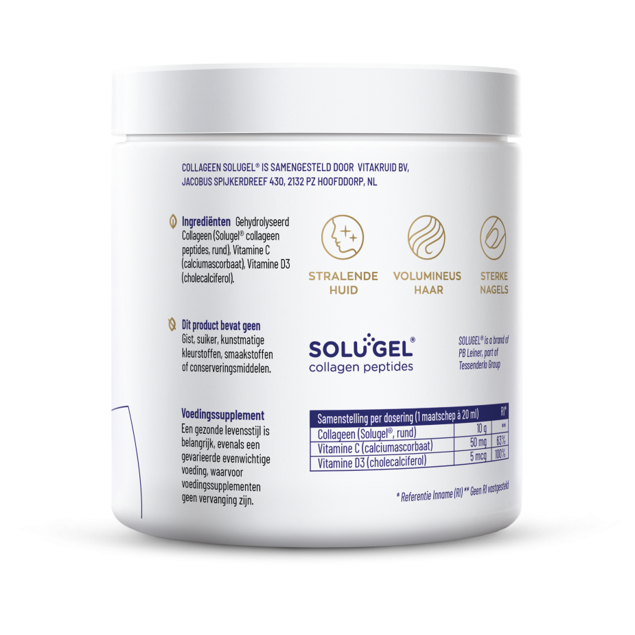 Vitakruid Collageen Solugel Poeder 250 gram