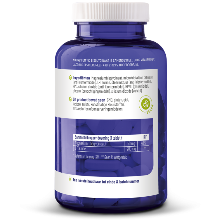 Vitakruid Magnesium 150 bisglycinaat