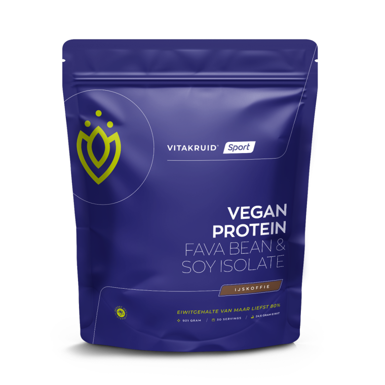 Vitakruid Vegan Protein IJskoffie 921 gram
