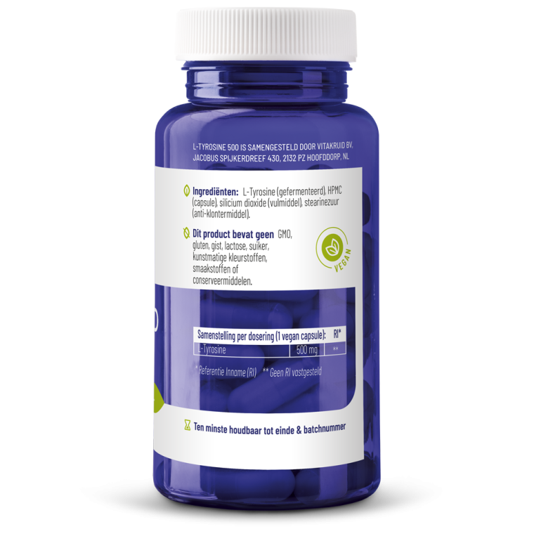 Vitakruid L-Tyrosine 500 60 vcaps