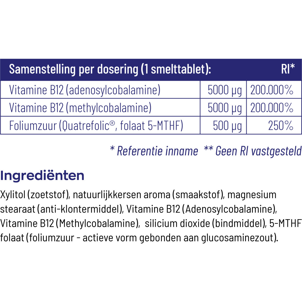 Vitakruid B12 Combi 10.000 met folaat