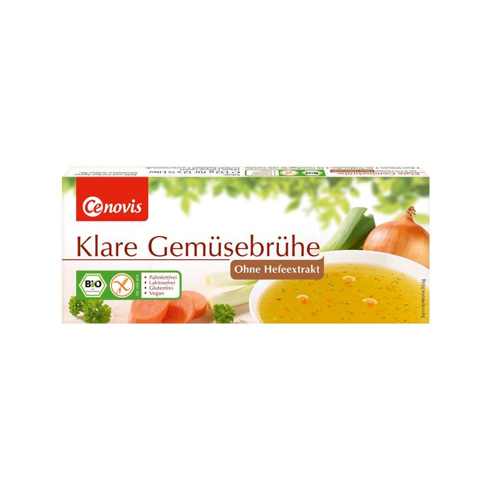 Cenovis Groenten Bouillon Tabletten Gistvrij 12 tabletten