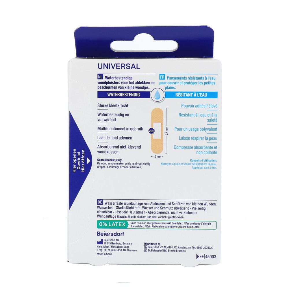 Hansaplast Universal strips 20 stuks