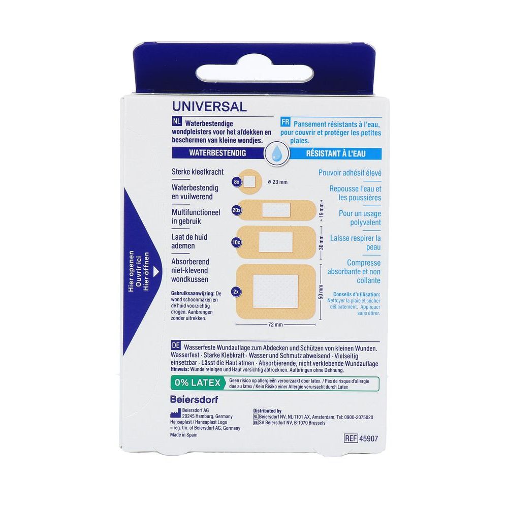 Hansaplast Water resistant universal strips 40 stuks