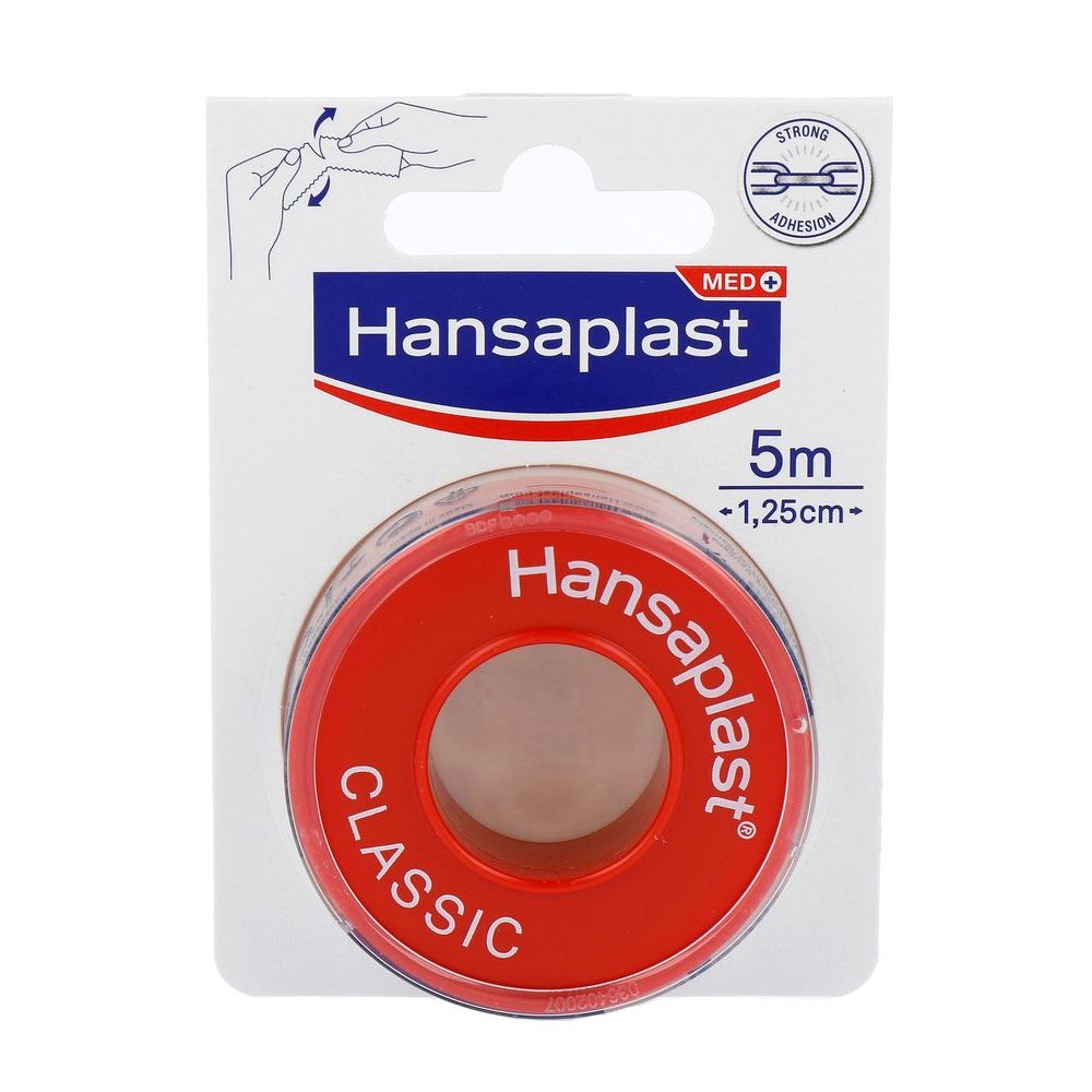 Hansaplast Hechtpleister classic 5m x 1.25cm 1 Rol