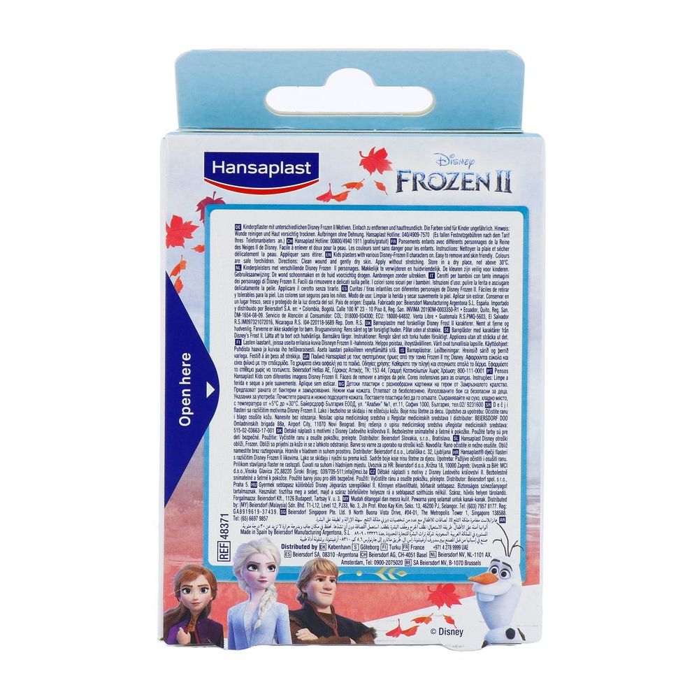 Hansaplast Pleister strip frozen 20 stuks