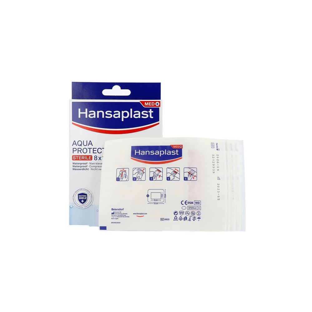 Hansaplast Aqua protect antibacterieel XXL 5 stuks
